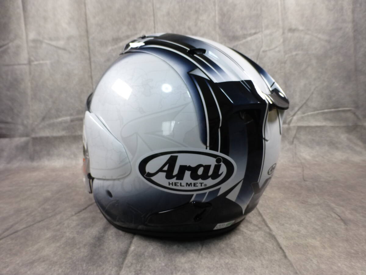 ARAI VZ-RAM レプリカ ハラダツアー ホワイト サイズ 57-58 試着のみ 未使用_画像4