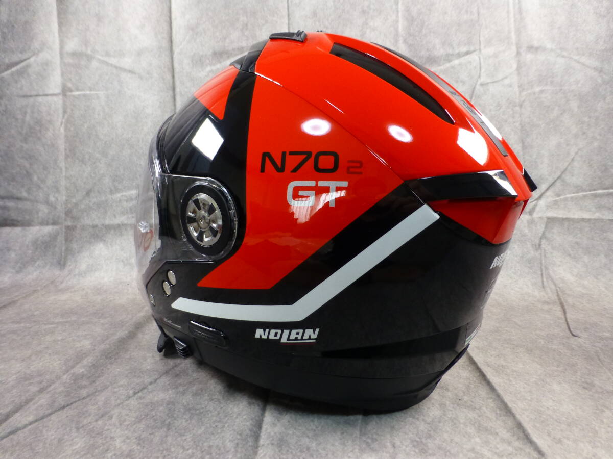 NOLAN ノーラン N70-2GT GLOSSY BLACK RED サイズL 未使用の画像4