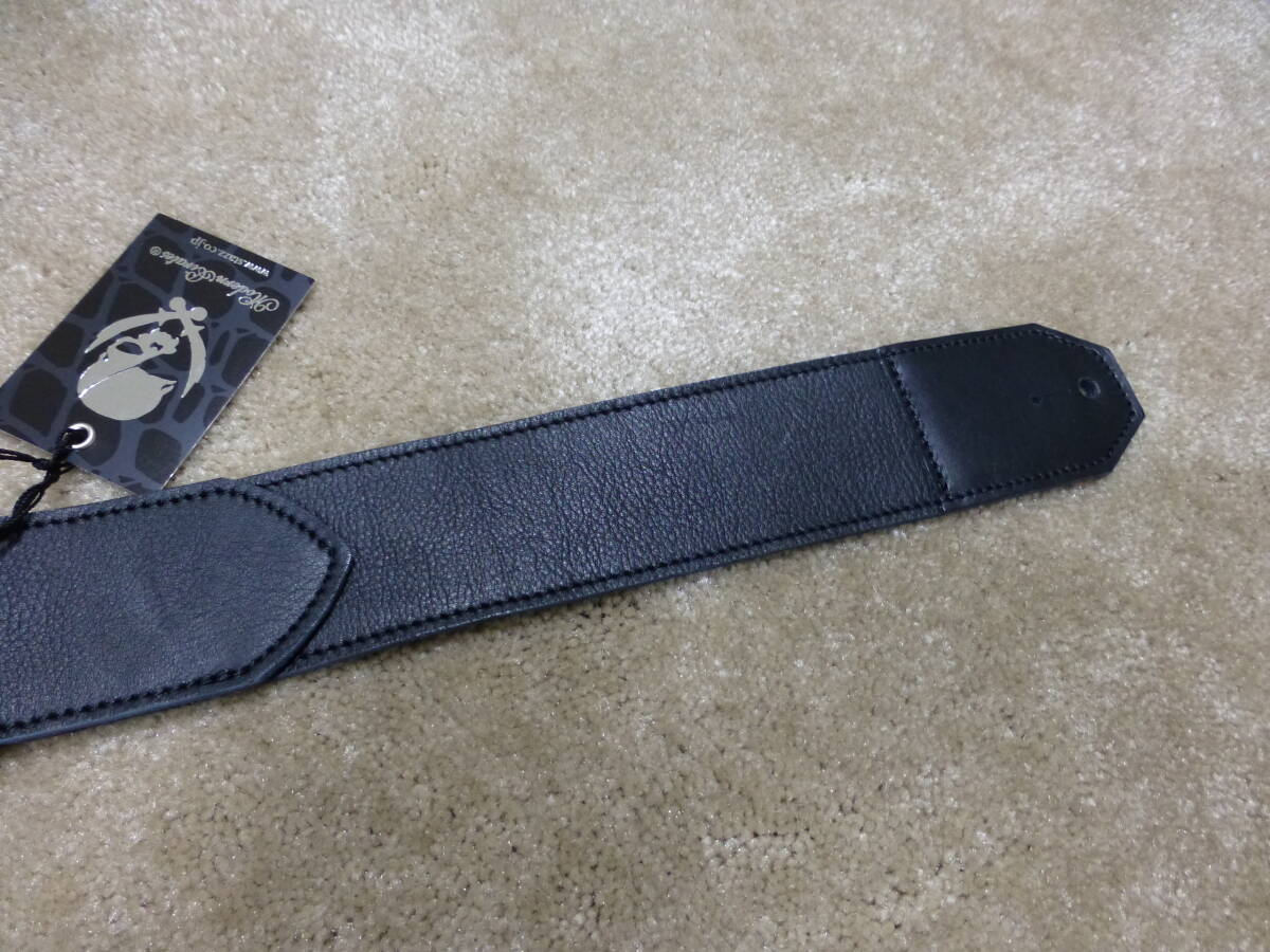 Modern Pirates ギターストラップ 50mm Leather strap STD GOLD 未使用の画像5