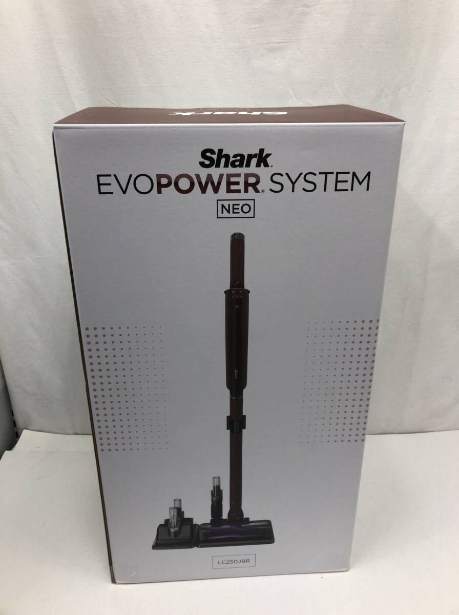 未使用 Shark EVOPOWER SYSTEM NEO コードレススティッククリーナー LC250JBR マホガニー サイクロン式 掃除機 シャーク 240409j_画像1