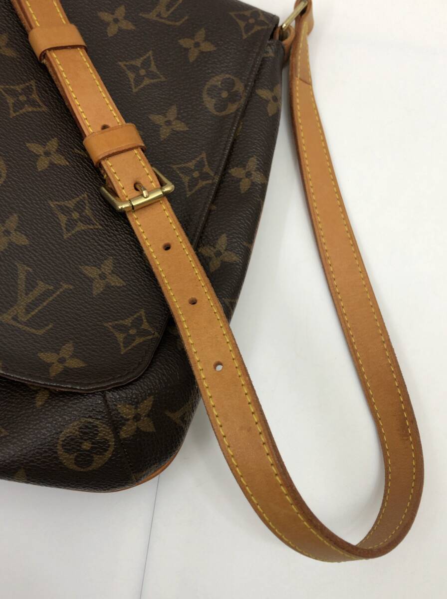 LOUIS VUITTON ショルダーバッグ ブラウン M51258 モノグラム ミュゼットサルサ ショートストラップ ルイヴィトン SS-265679_画像6