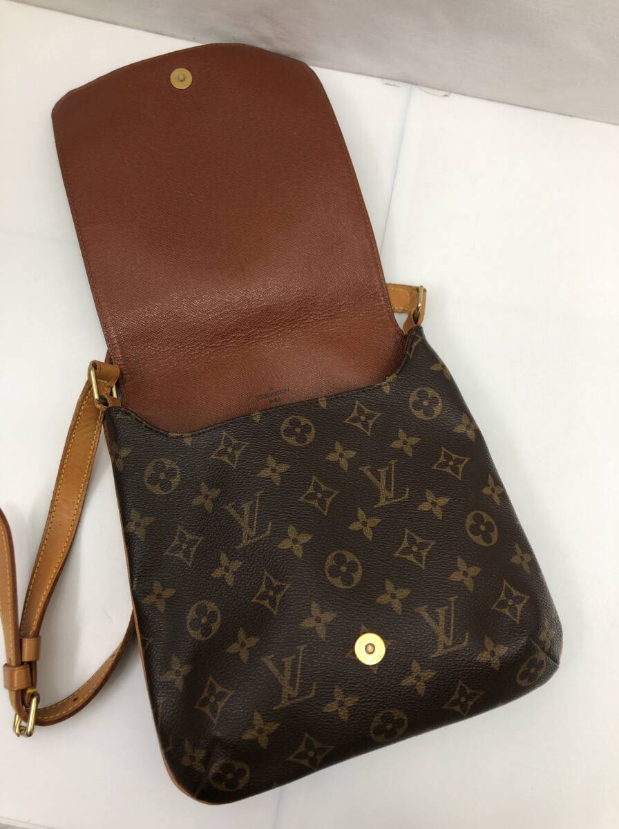 LOUIS VUITTON ショルダーバッグ ブラウン M51258 モノグラム ミュゼットサルサ ショートストラップ ルイヴィトン SS-265679_画像8