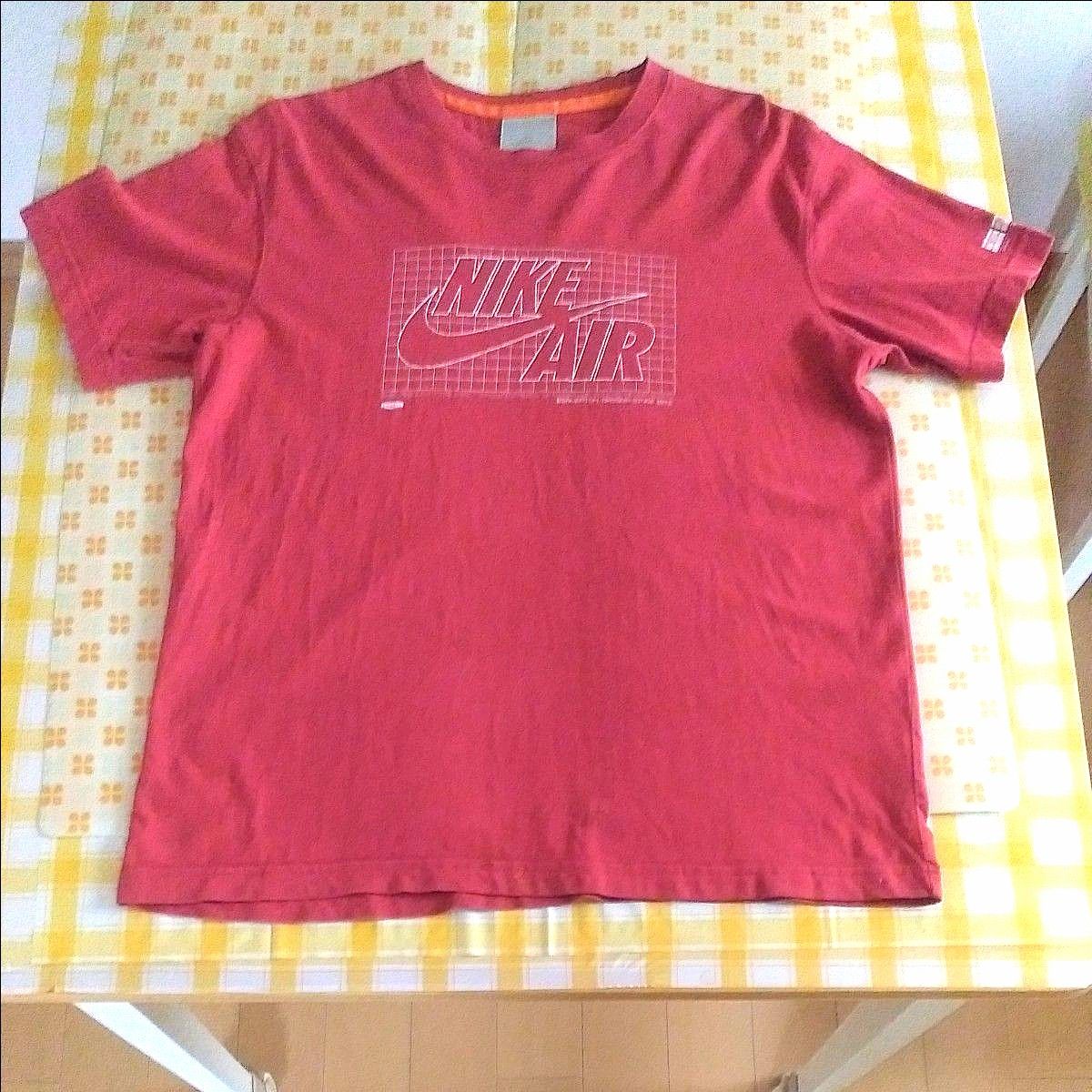 古着 　NIKE Tシャツ　ナイキ 半袖Tシャツ　レッドカラー　Mサイズ　中古品