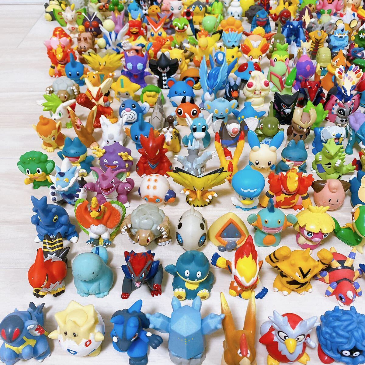 ポケモン ポケモンキッズ ５００個以上セット指人形 ソフビ 大量セット ポケットモンスター ディアルガ レックウザの画像6