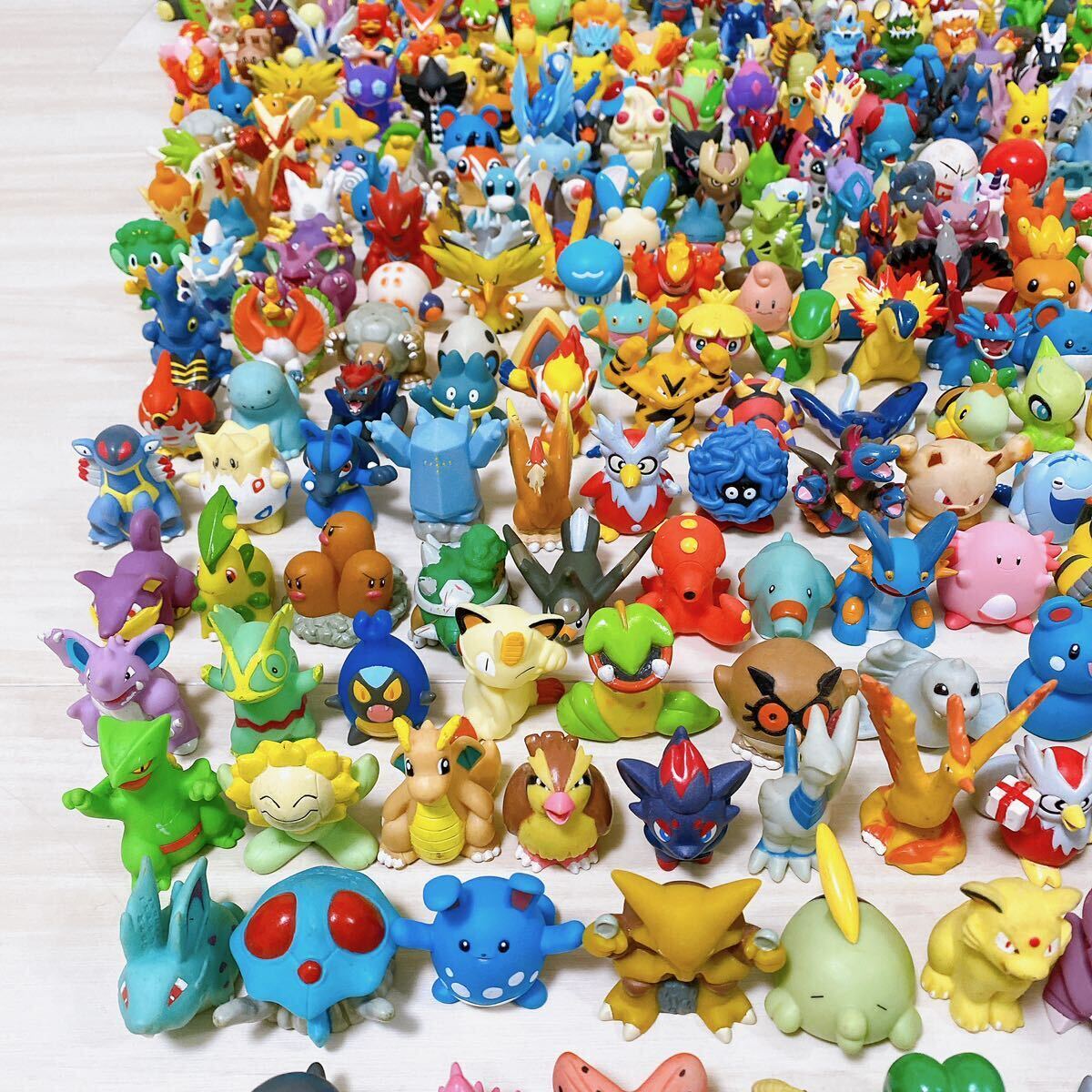 ポケモン ポケモンキッズ ５００個以上セット指人形 ソフビ 大量セット ポケットモンスター ディアルガ レックウザの画像4