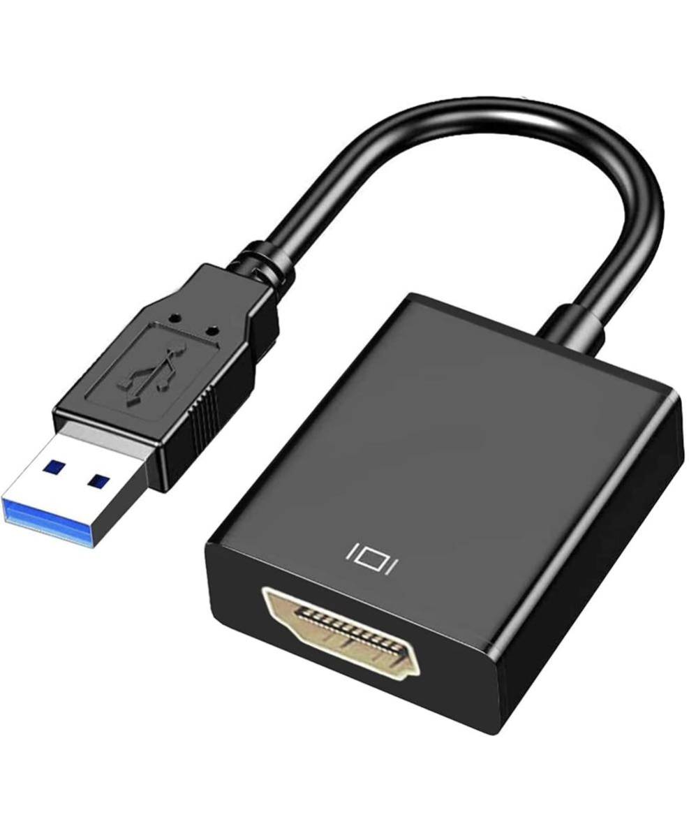 USB HDMI conversion adapter [ Driver built-in ] usb display adapter 5Gbps high speed . sending usb3.0 hdmi conversion cable 1080P