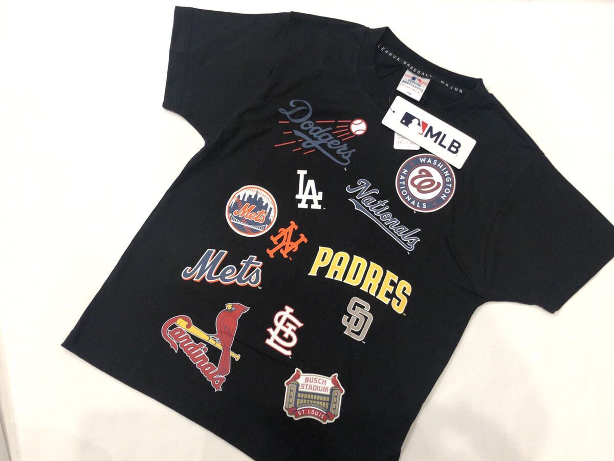 新品 MLB チームロゴ 半袖 Tシャツ 150 サイズ ドジャース パドレスの画像1