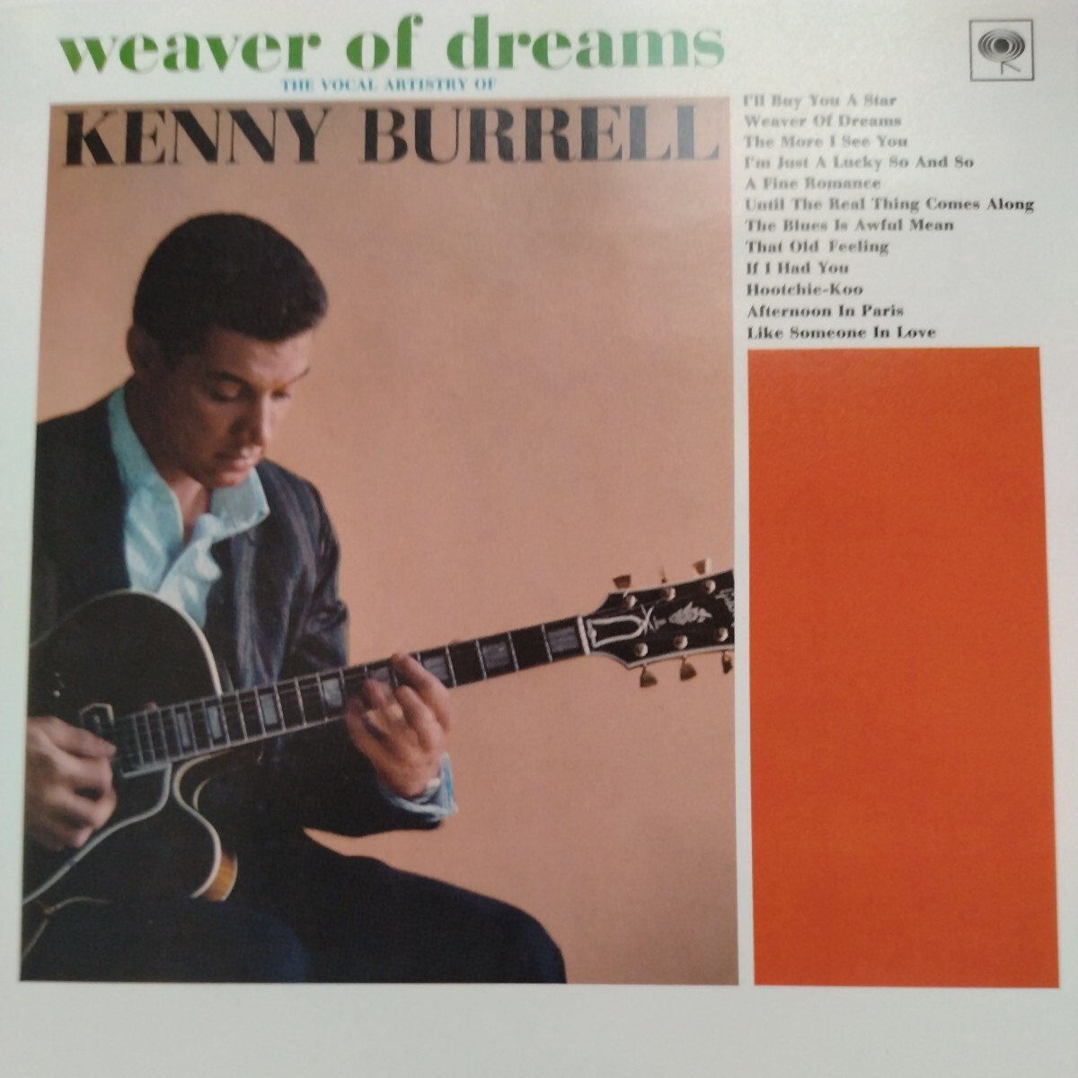 CD KENNY BURRELL/weaver of dreams ケニー・バレル/ウィーヴァー・オブ・ドリームス Sony Music SICP4207 jazz collection 1000 期間生産の画像4