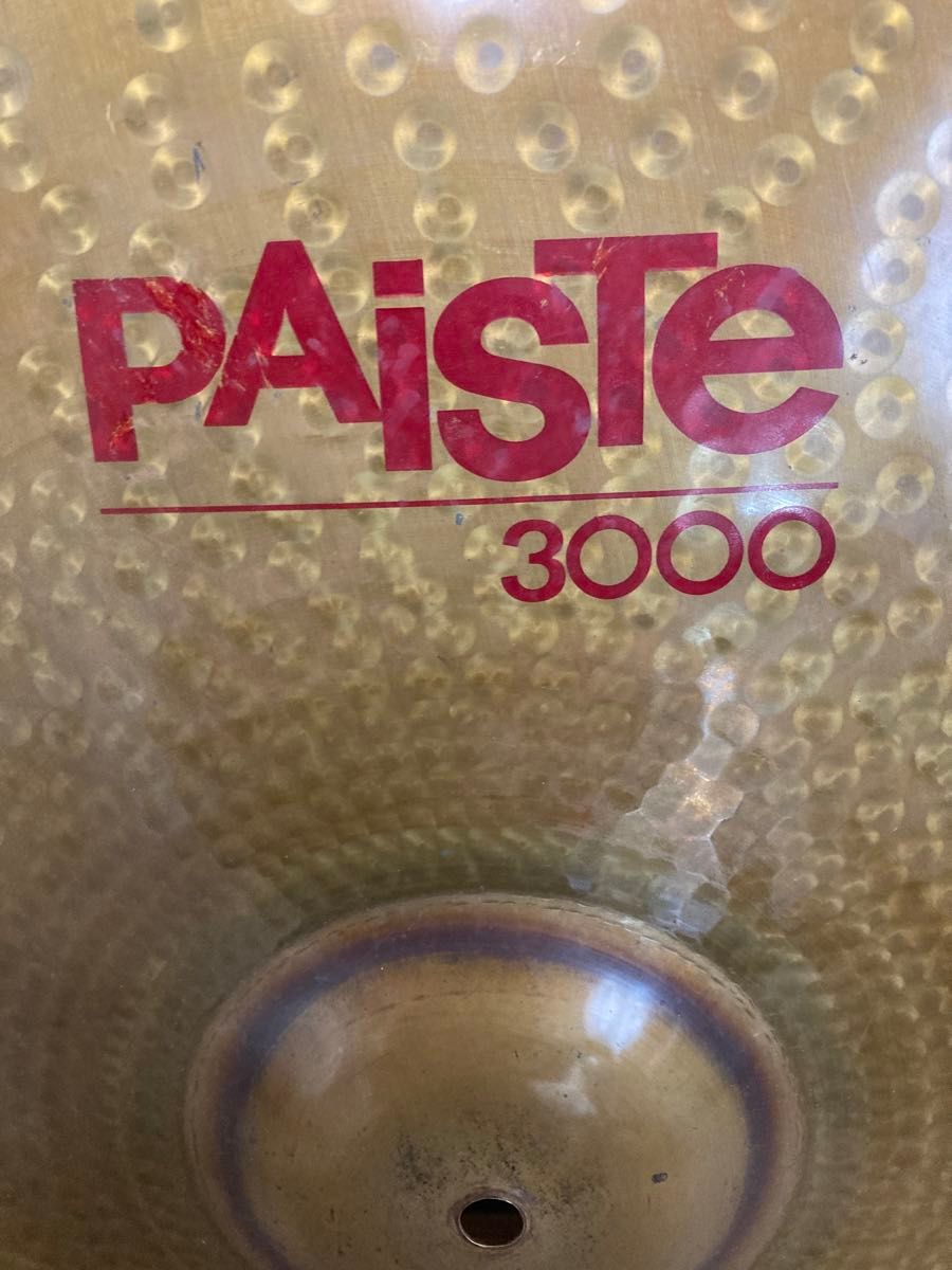 PAISTE シンバル　3000　ride/crash 20インチ