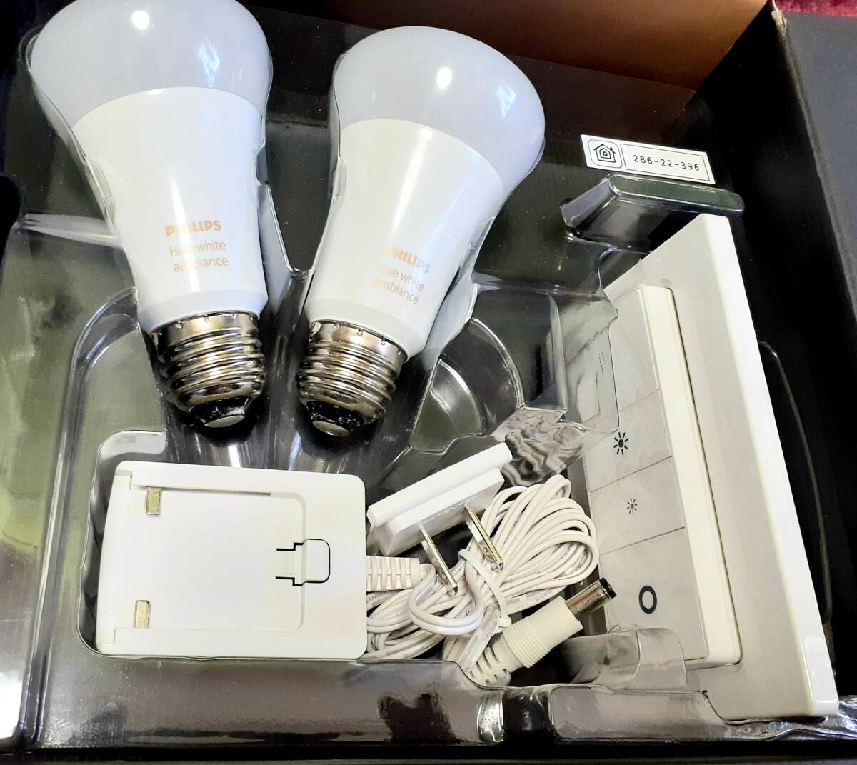 (現状品) Philips Hue フィリップス LED電球 white ambiance Starter kit A60 (動作未確認) (同梱不可)の画像6