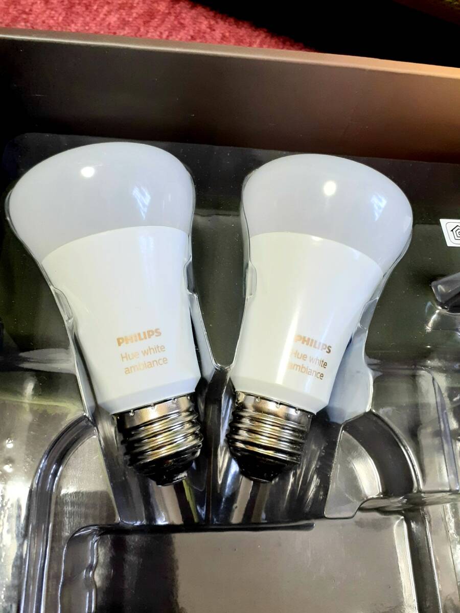 (現状品) Philips Hue フィリップス LED電球 white ambiance Starter kit A60 (動作未確認) (同梱不可)の画像7