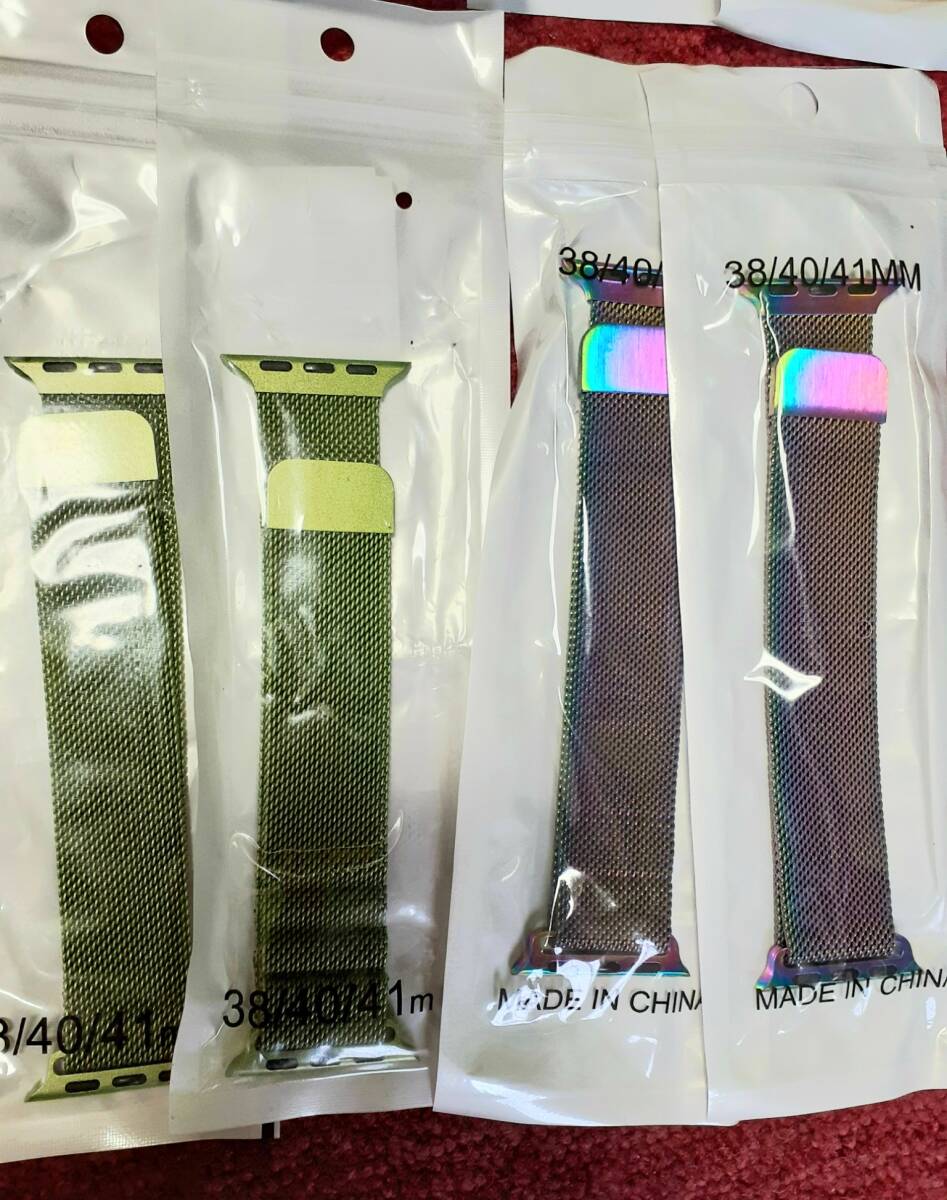 [28 pcs set!] watch band Apple Watch Mira ne-ze loop Sard party silicon belt (38/40/41mm).③