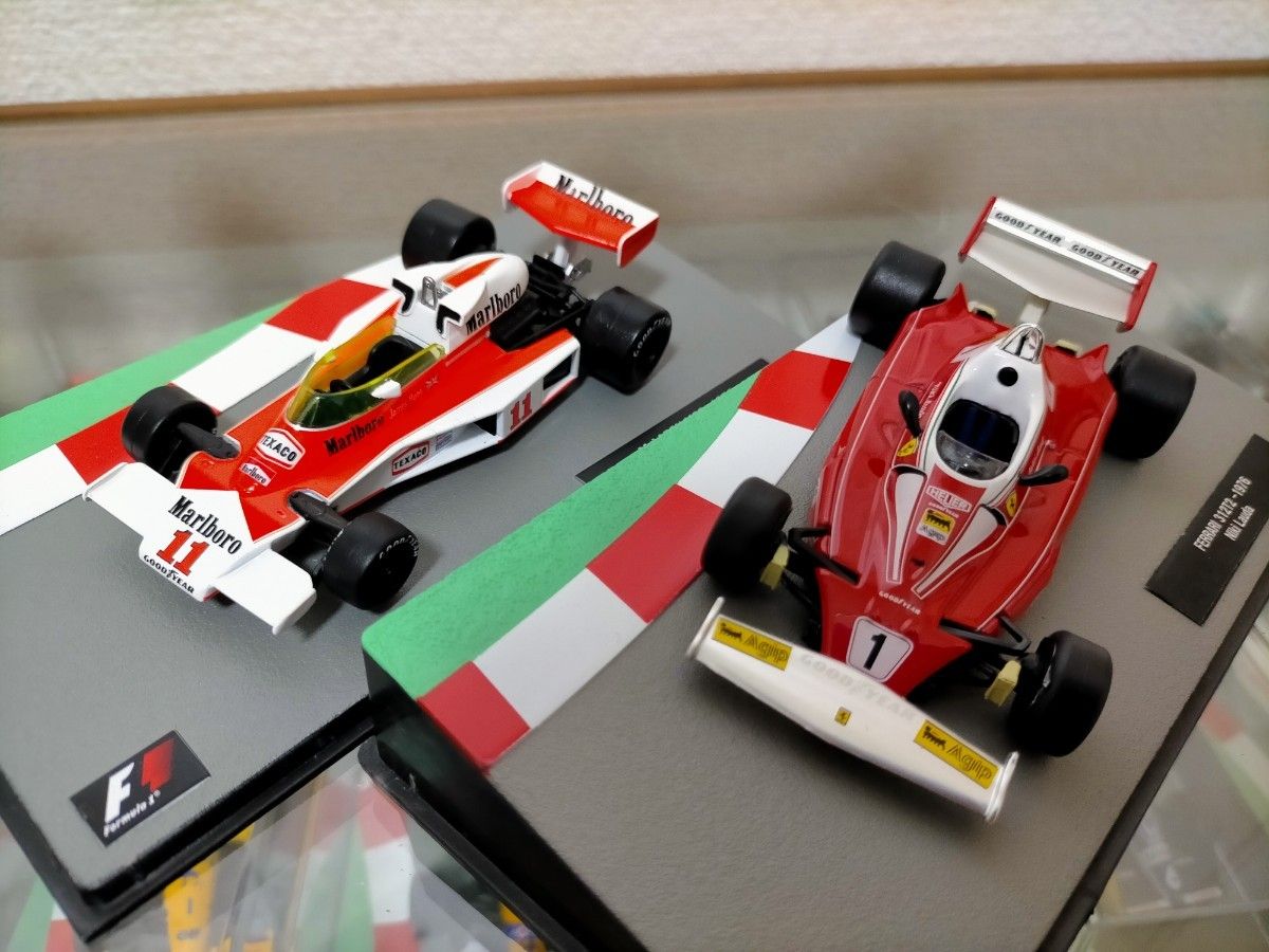 週末限定値下げ デアゴスティーニF1マシンコレクション1/43マクラーレンM23タバコ、アシェットフェラーリ312T2 RUSH 