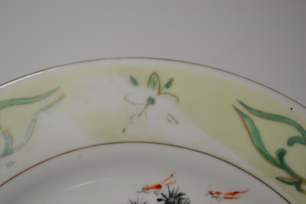  China изобразительное искусство . добродетель . тарелка China старый . украшение 
