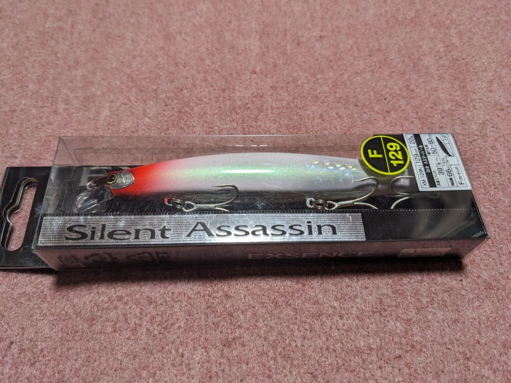 シマノ サイレントアサシン ジェットブースト 129F 22g 019 Aスリーパール 新品 SHIMANO Silent Assassin 129 XM-129Nの画像1