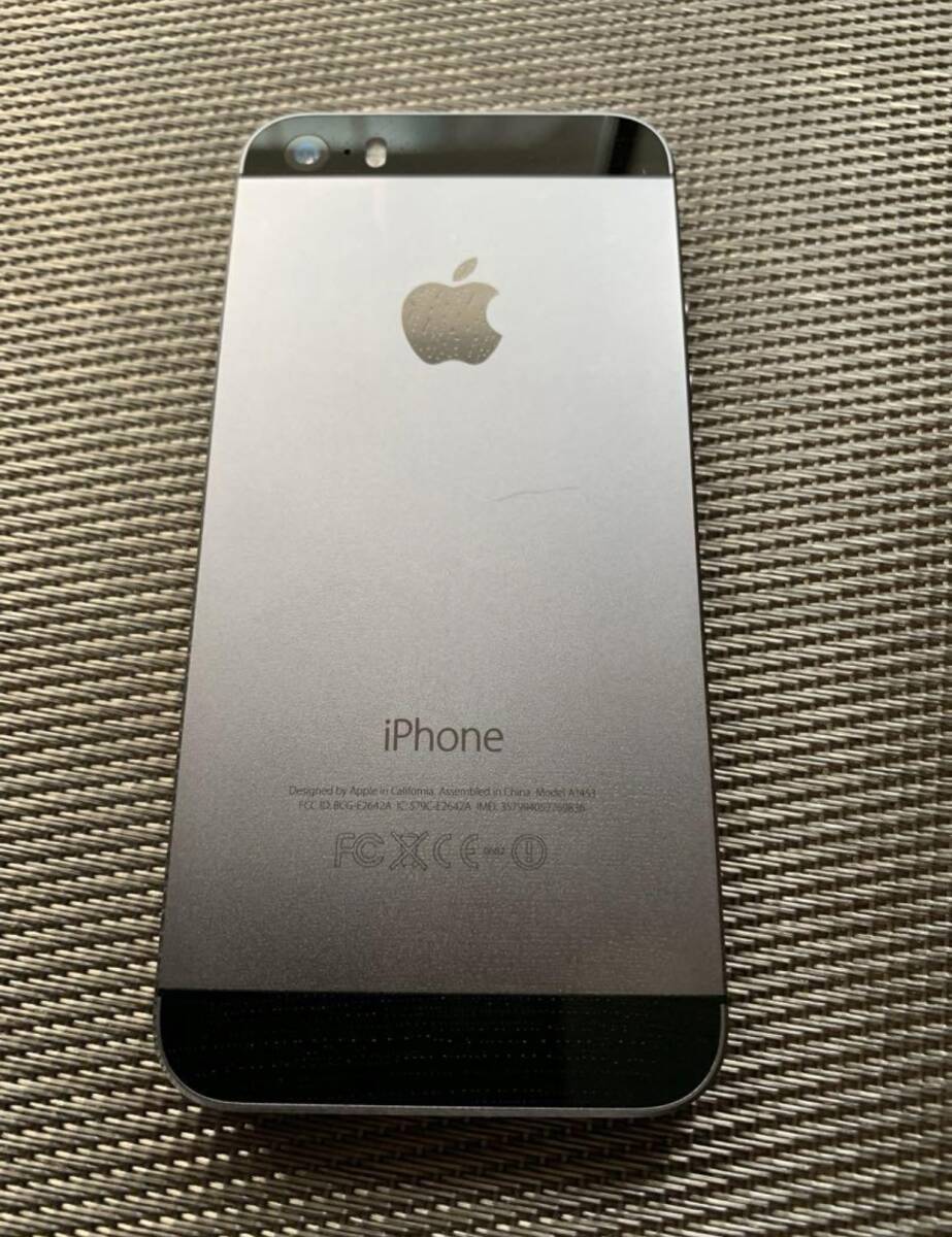 iPhone 5s 64GB スペースグレイ SIMフリー_画像3