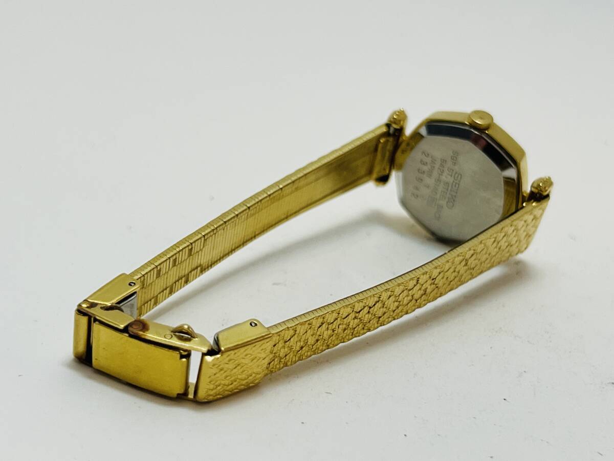 動作未確認 SEIKO セイコー 5421-5140 レディースウォッチ 腕時計 ゴールドの画像6