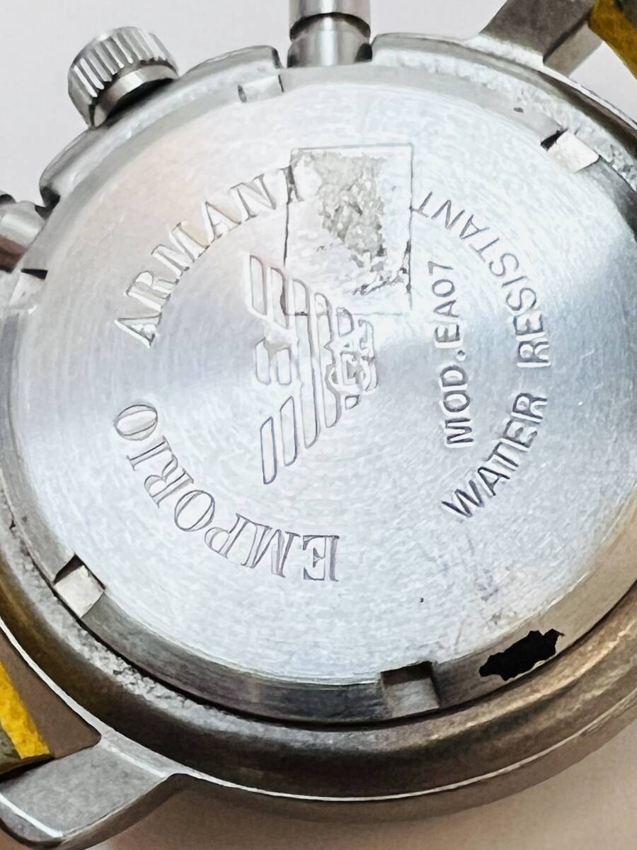 動作未確認 EMPORIO ARMANI エンポリオアルマーニ 腕時計 メンズ MOD.EA07の画像4