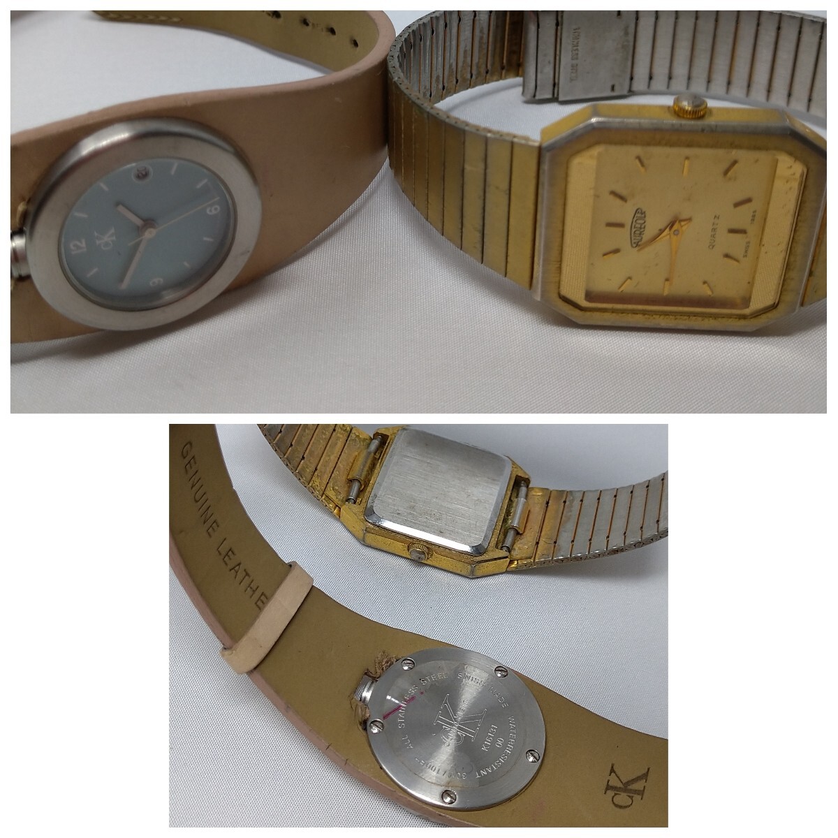 ★送料無料★ジャンク腕時計１２本まとめ売り SEIKO他 フェイスのみ、不動品あり 現状販売の画像9