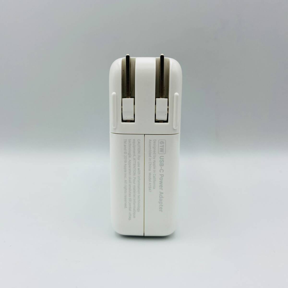 ♪A78295:Apple USB-C Power Adapter ACアダプター A1947 61W 中古の画像4