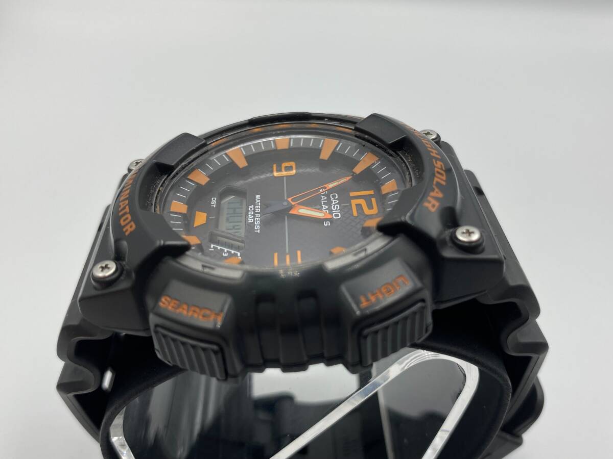 ♪A79372:CASIO 腕時計 5208 AQ-S810W 5ALARMS タフソーラー TOUGH SOLAR 説明書付き 稼働 腕時計 カシオの画像6