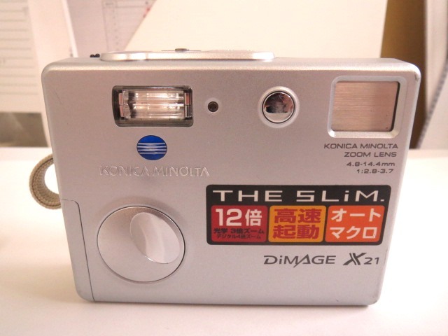 ■T78824:Konica Minolta DiMAGE X21 コニカ ミノルタ ディマージュ 動作未確認 ジャンク_画像1