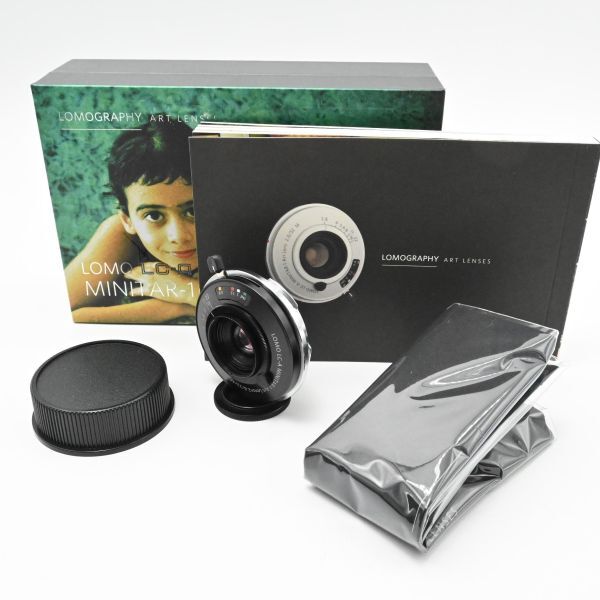 【新品級の極上美品/動作◎】 Lomography lc-a minitar-1アートレンズ2.8 / 32 M (ブラック) ロモグラフィー