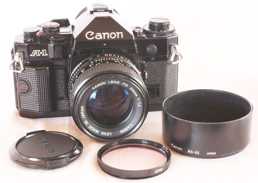 CANON キャノン A-1 NFD 50mm 1:1.4 シャッター鳴き無し 動作品_画像1