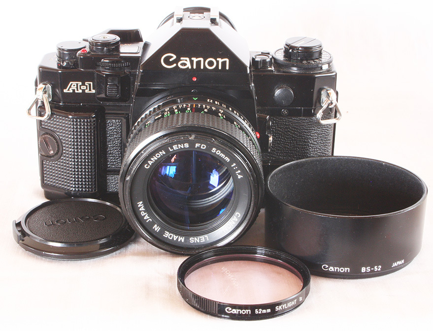 CANON キャノン A-1 NFD 50mm 1:1.4 シャッター鳴き無し 動作品_画像1