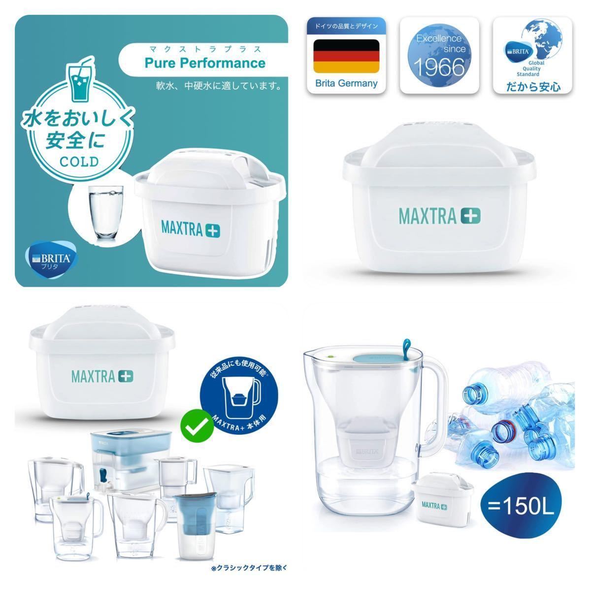 最新版新品浄水器ブリタ マクストラプラス カートリッジ1箱(4個)日本仕様_画像2
