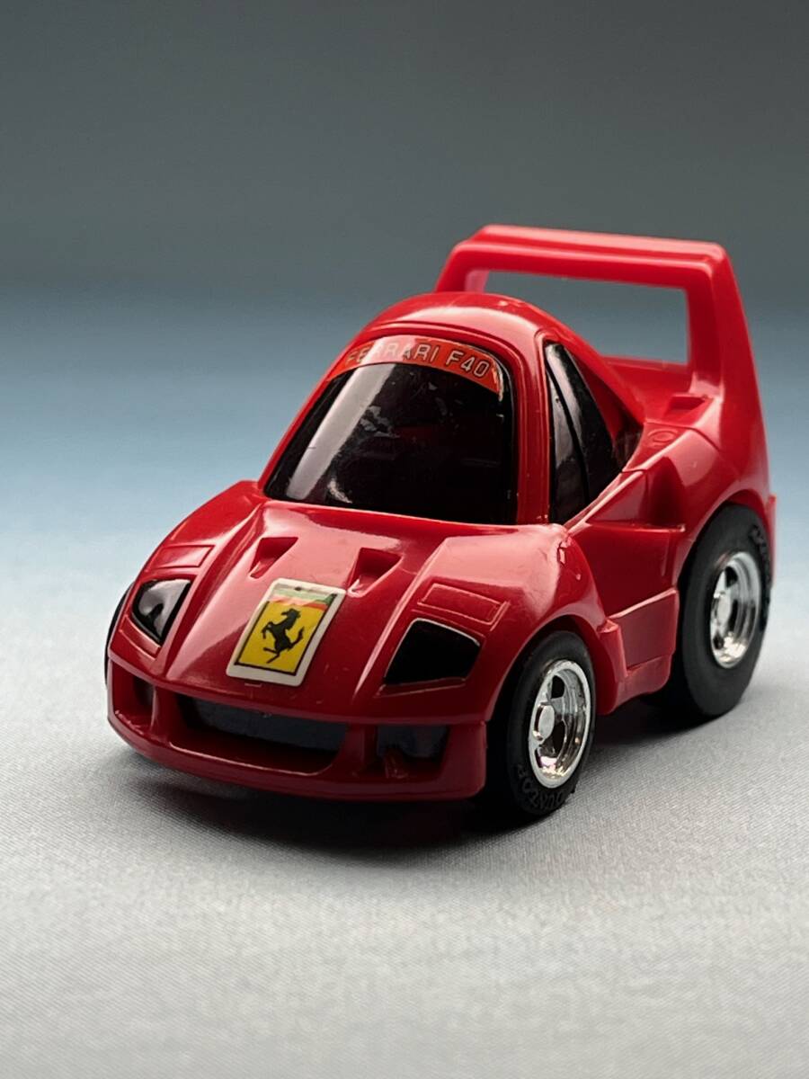 TAKARA/ チョロQ/ HG/ NO.23/ Ferrari F-40/ フェラーリ F-40/ DUNLOPタイヤ/ 日本製/ 赤/ 黒窓/ （購入時よりバリあり）_画像1