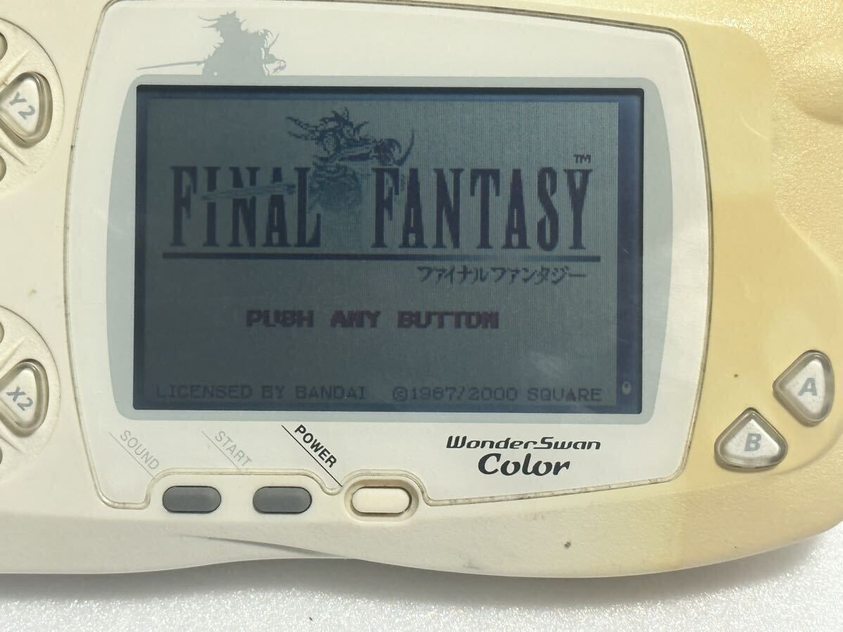 WonderSwan цвет Final Fantasy soft имеется 