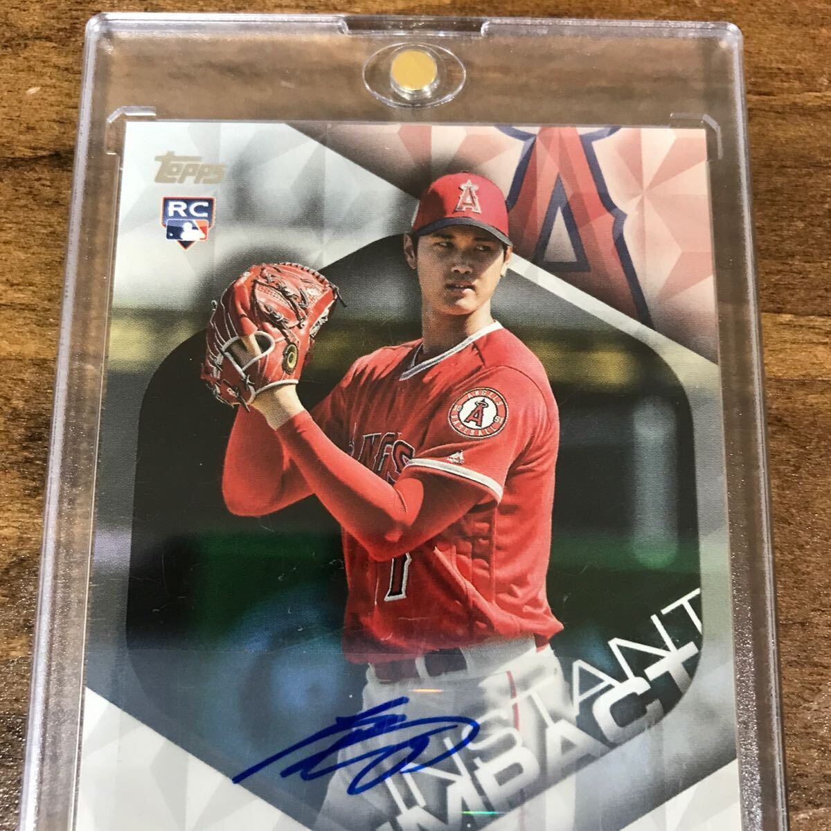 2018 Topps 「大谷翔平」5枚限定 直筆サイン（AUTO)カード /MLB RC（ルーキー）・旧サインの画像6