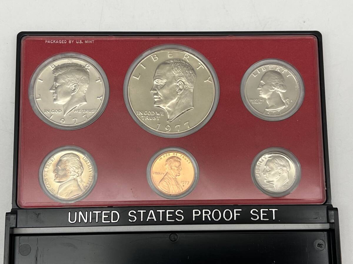◎7638 1977年 UNITED STATES PROOF SET プルーフセット LIBERTY リバティ アメリカ イーグル 記念 コインの画像1