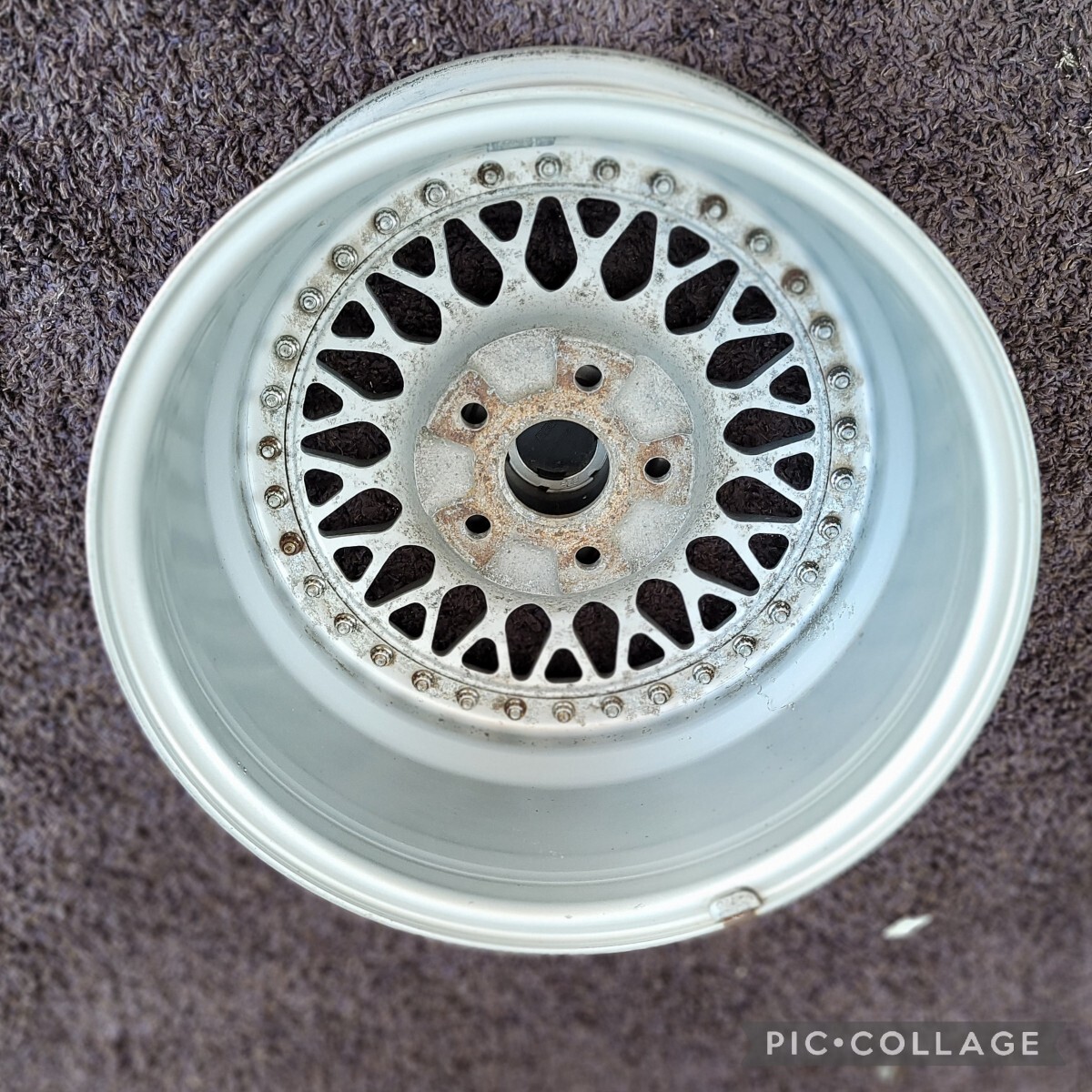 BBS RS137 16インチ7J/ET+45/ PCD 114.3/5H/ ハブ径約60mm ホイール1本のみ　クラウン カムリ マークX マーク2 チェイサー クレスタ _画像7