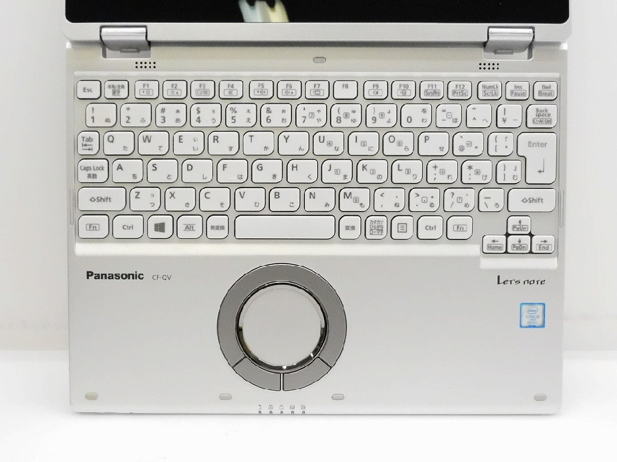 【1円スタート】Panasonic Let's note CF-QV8 Core i5 8365U 1.6Ghz 8GB 256GB(SSD) 12インチ WQXGA+(2880×1920) タッチパネル Win11Proの画像2
