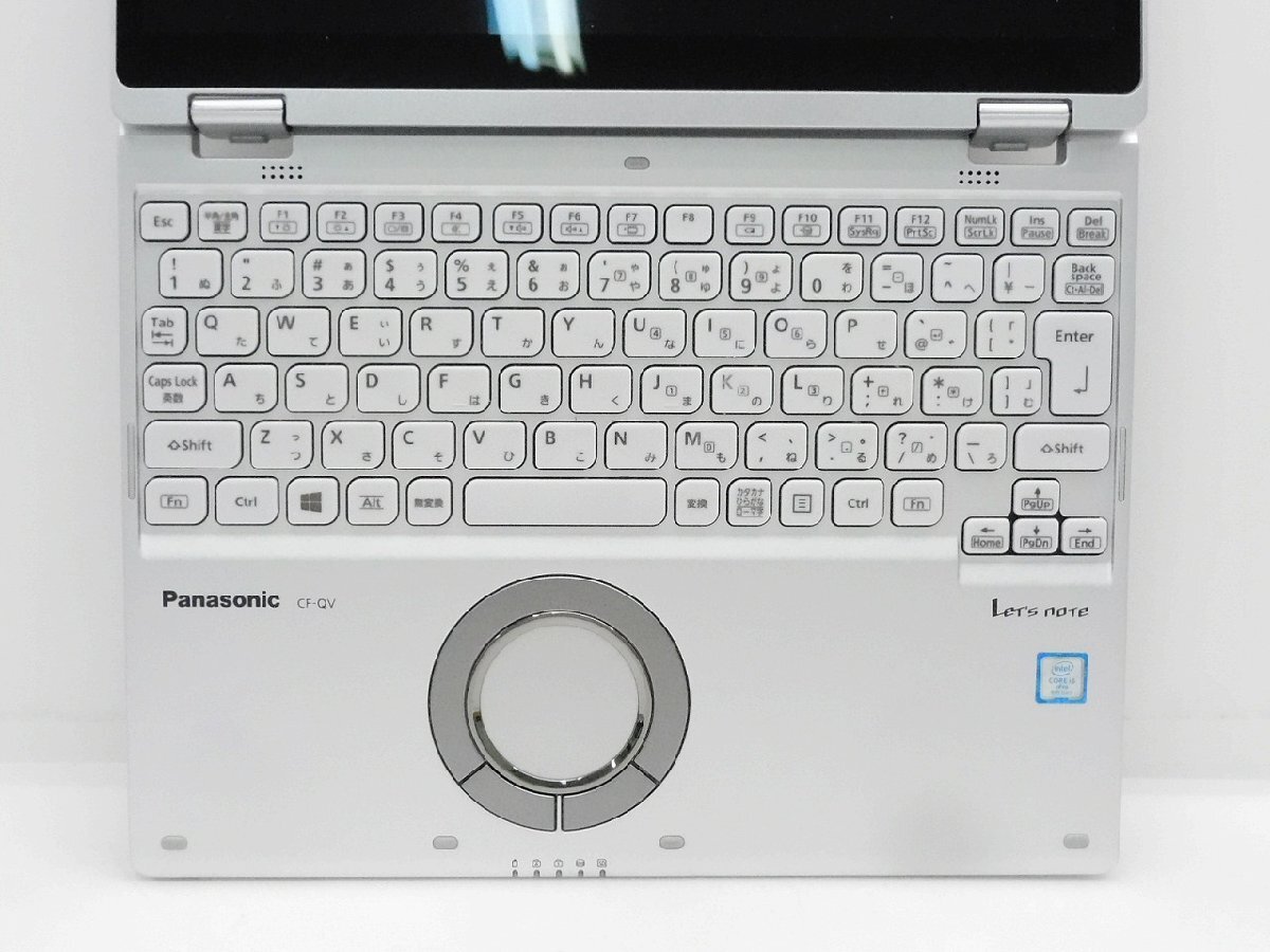 【1円スタート】Panasonic Let's note CF-QV8 Core i5 8365U 1.6Ghz 8GB 256GB(SSD) 12インチ WQXGA+(2880×1920) タッチパネル Win11Proの画像2