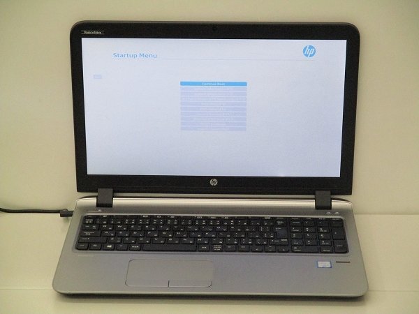 【1円スタート】hp ProBook 450 G3 N8K06AV Core i5 6200U 2.3Ghz 4GB 15.6インチ OSなし BIOSのみ_画像1