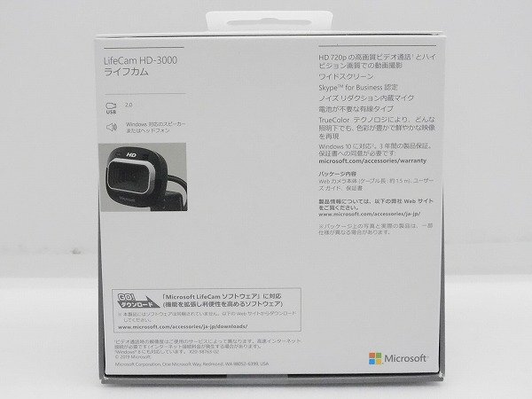 [WEB собрание оптимальный ]20 шт. комплект Microsoft LifeCam HD-3000 T3H-00019 шум отмена кольцо Mike имеется HD720P