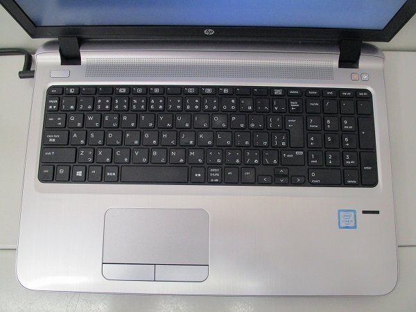 【1円スタート】hp ProBook 450 G3 V6E10AV Core i3 6100U 2.3Ghz 8GB 15.6インチ OSなし BIOSのみ_画像2