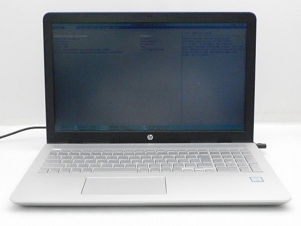 【1円スタート】hp Pavilion Laptop 15-cc110TU 3DB15PA#ABJ Core i5 8250U 1.6Ghz 8GB DVDマルチ 15.6インチ OSなし BIOSのみの画像1