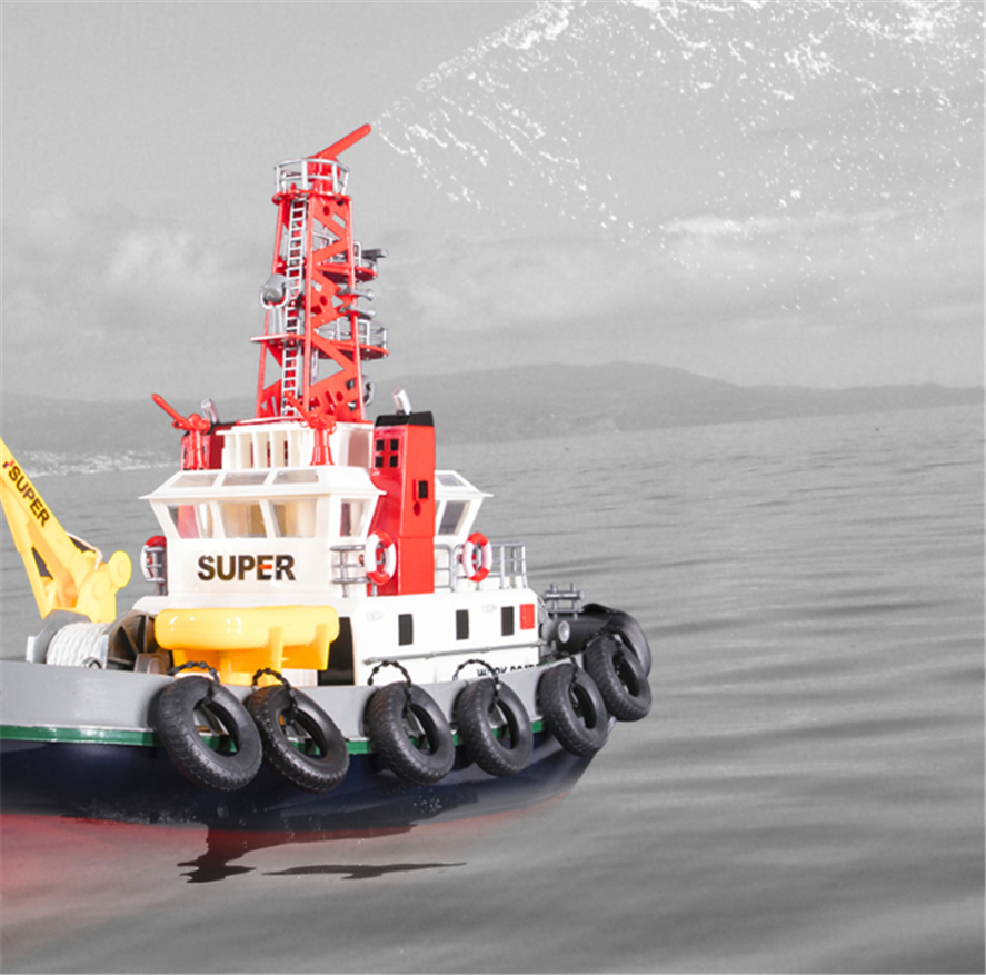 [ popular rise middle ] radio-controller boat fire fighting boat high speed boat toy electric model 