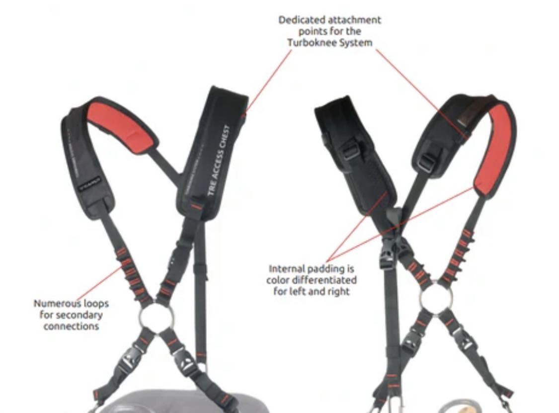 CAMP tree access SRT chest Harness / Arborist tree climbing structure .. industry tree wa- car 