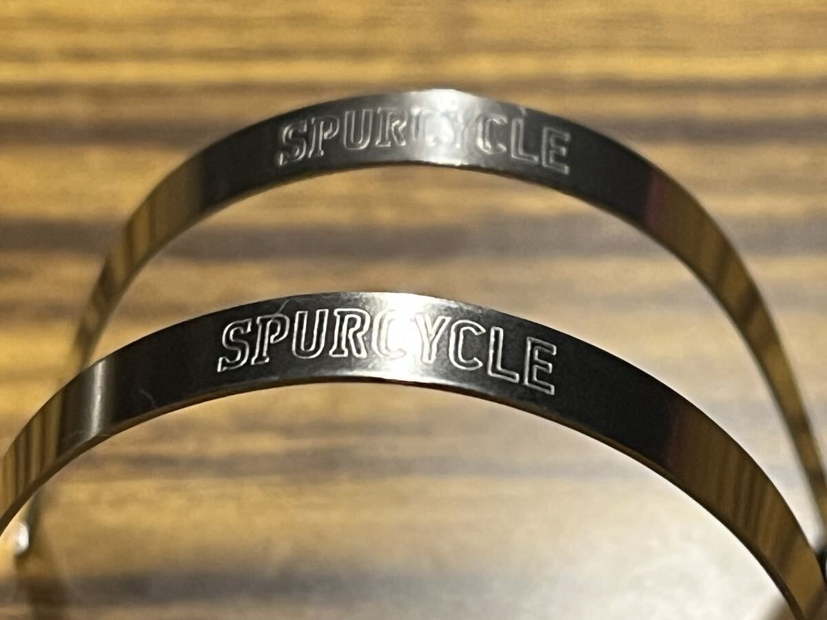 SPURCYCLE original bell (silver) スパーサイクル ベル 中古品 BLUE LUG 購入品 の画像2