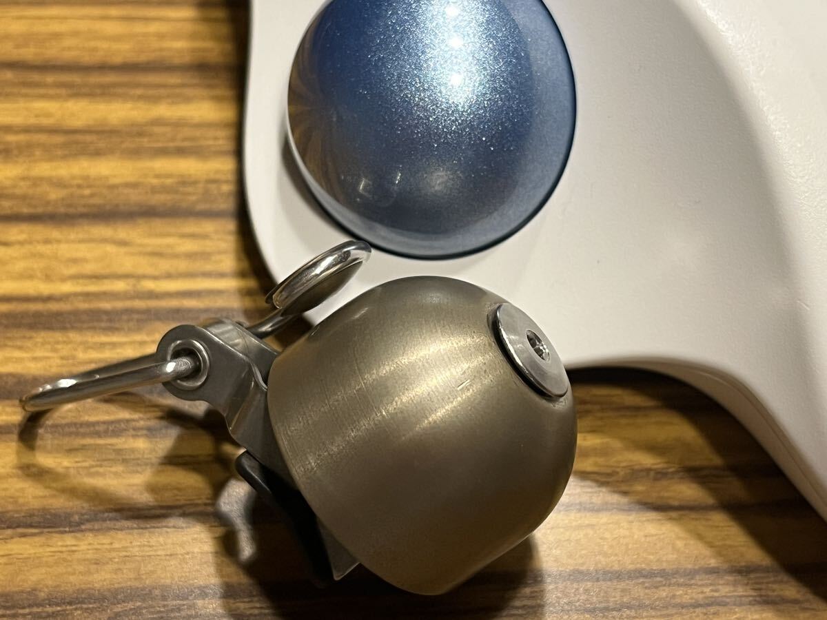 SPURCYCLE original bell (silver) スパーサイクル ベル 中古品 BLUE LUG 購入品 の画像4