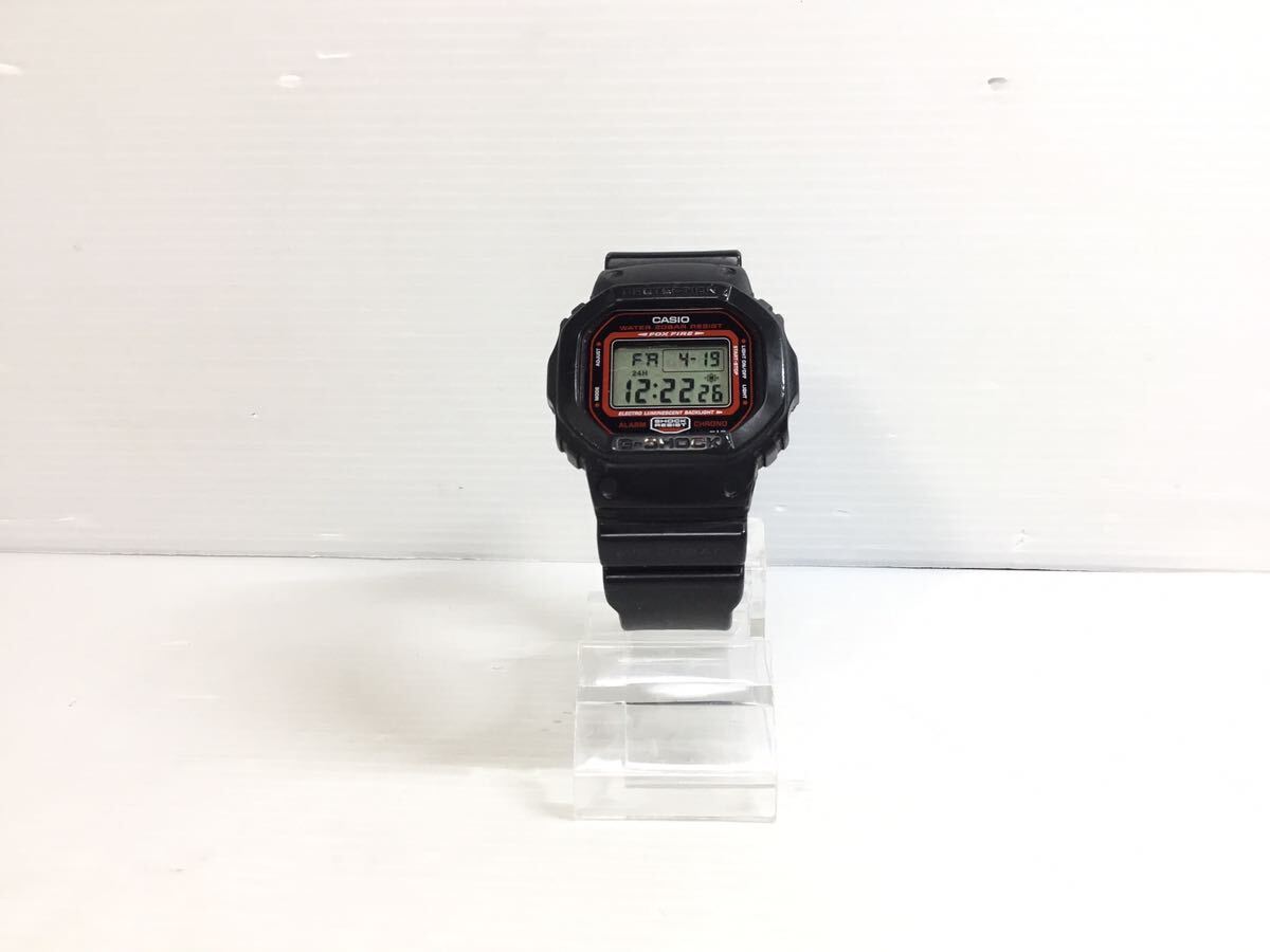 [K-2024]CASIO G-SHOCK’99 DW-5600VT★稼働品 カシオ Gショック ブラック☆デジタル 腕時計 メンズ♪売り切り 1000円スタート!!の画像1