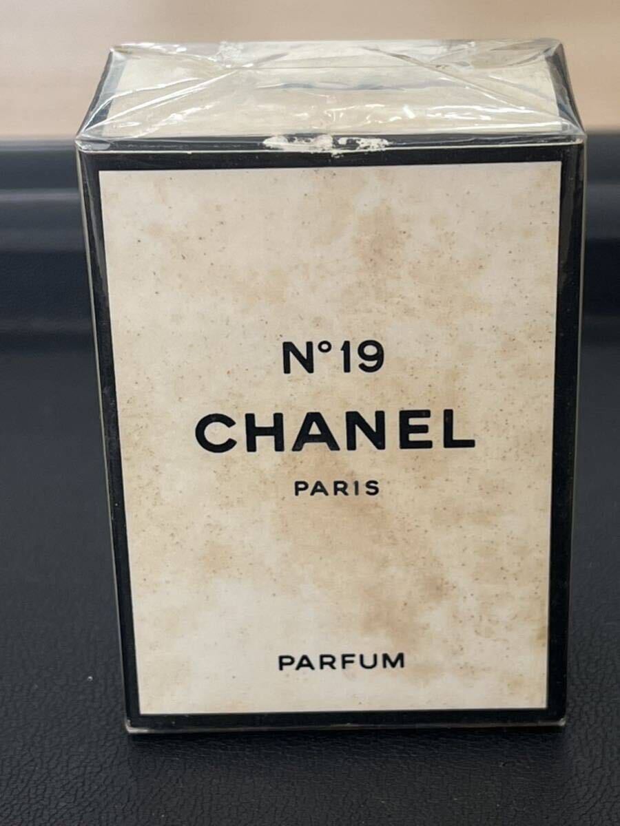 【CHANEL】シャネル No.19 PARFUM パルファム 7ml 香水 フレグランス 長期保管品 ミニボトル 未開栓 揮発有りの画像8