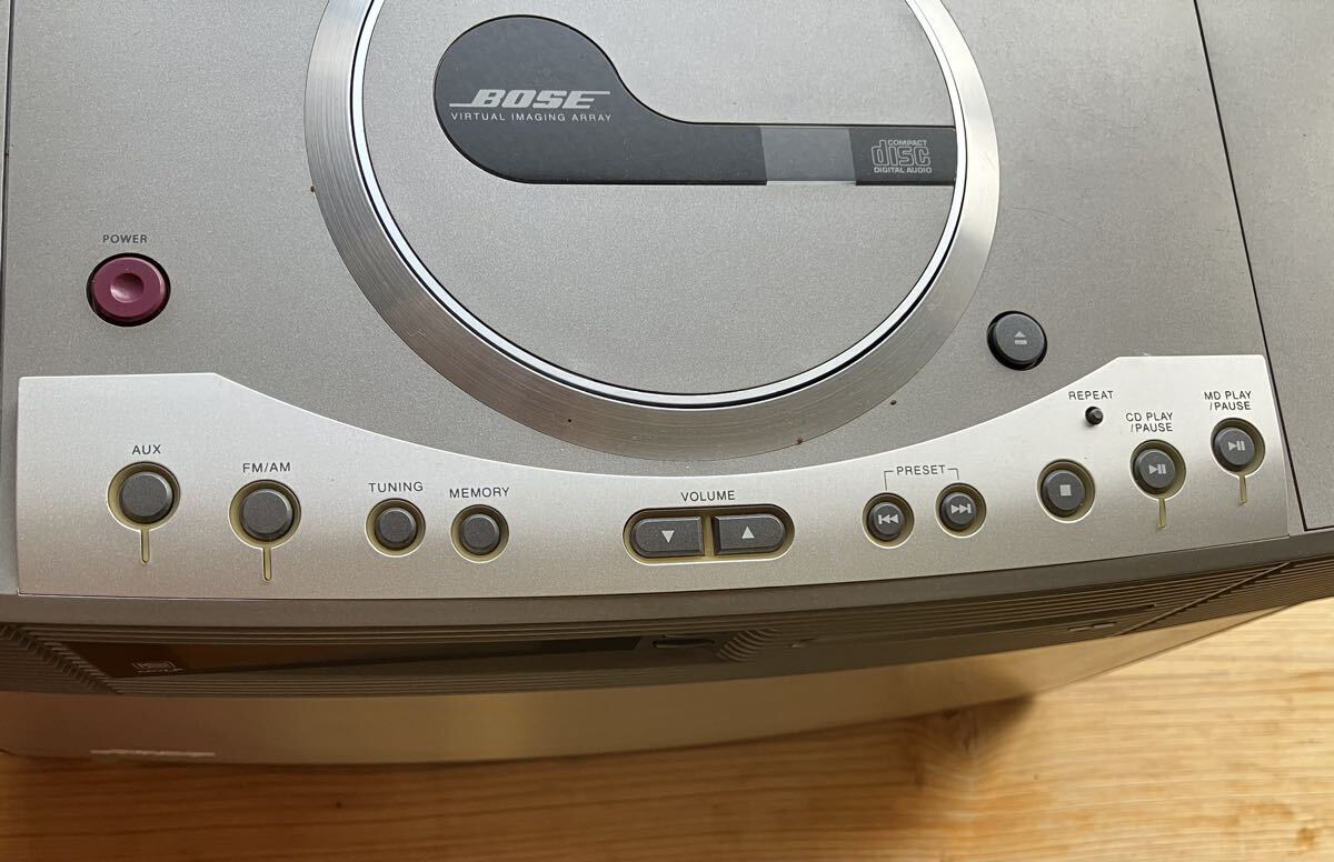  BOSE ボーズ CD MD ラジオ VIA Vitual Imaging Array CD/MD リモコン付の画像3