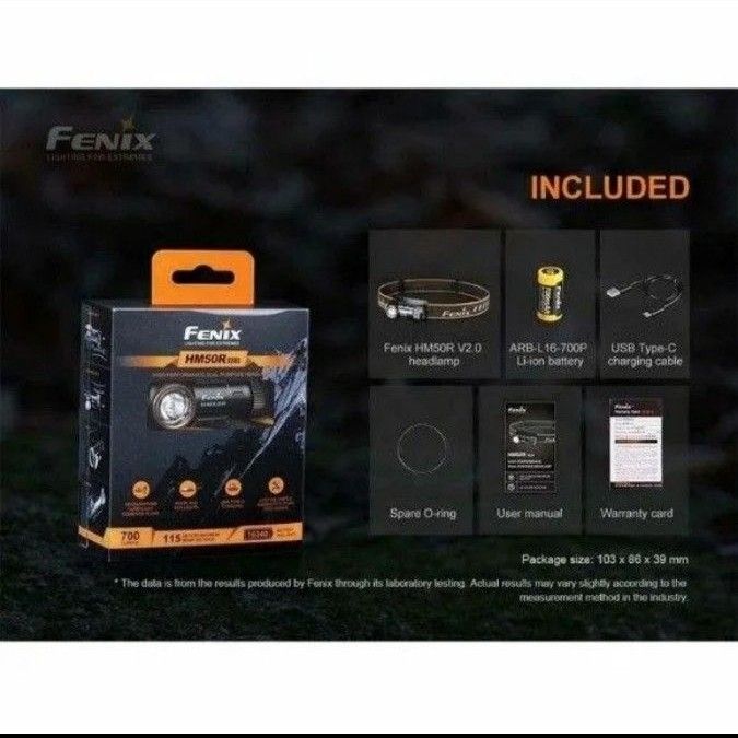 FENIX(フェニックス) HM50R V2.0　新品未開封　 LEDヘッドライト