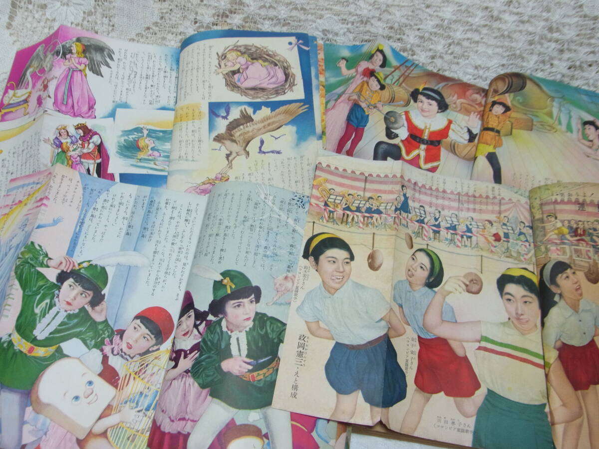 本☆「女学生の友」4冊連続　昭和28年9・10・11・12月号1953年小学館岩崎吉信表紙　西城八十勝山ひろし島田一男かつぢ徳太郎虹児南義郎　_画像5